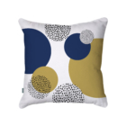 Blue & Ochre Scatter Cushion adds comfort to your sofas and chairs.